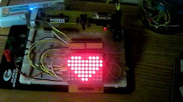 matrix LED with PIC micro-controller