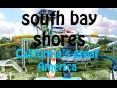 Video: South Bay Shores Water Park sa Great America ng California