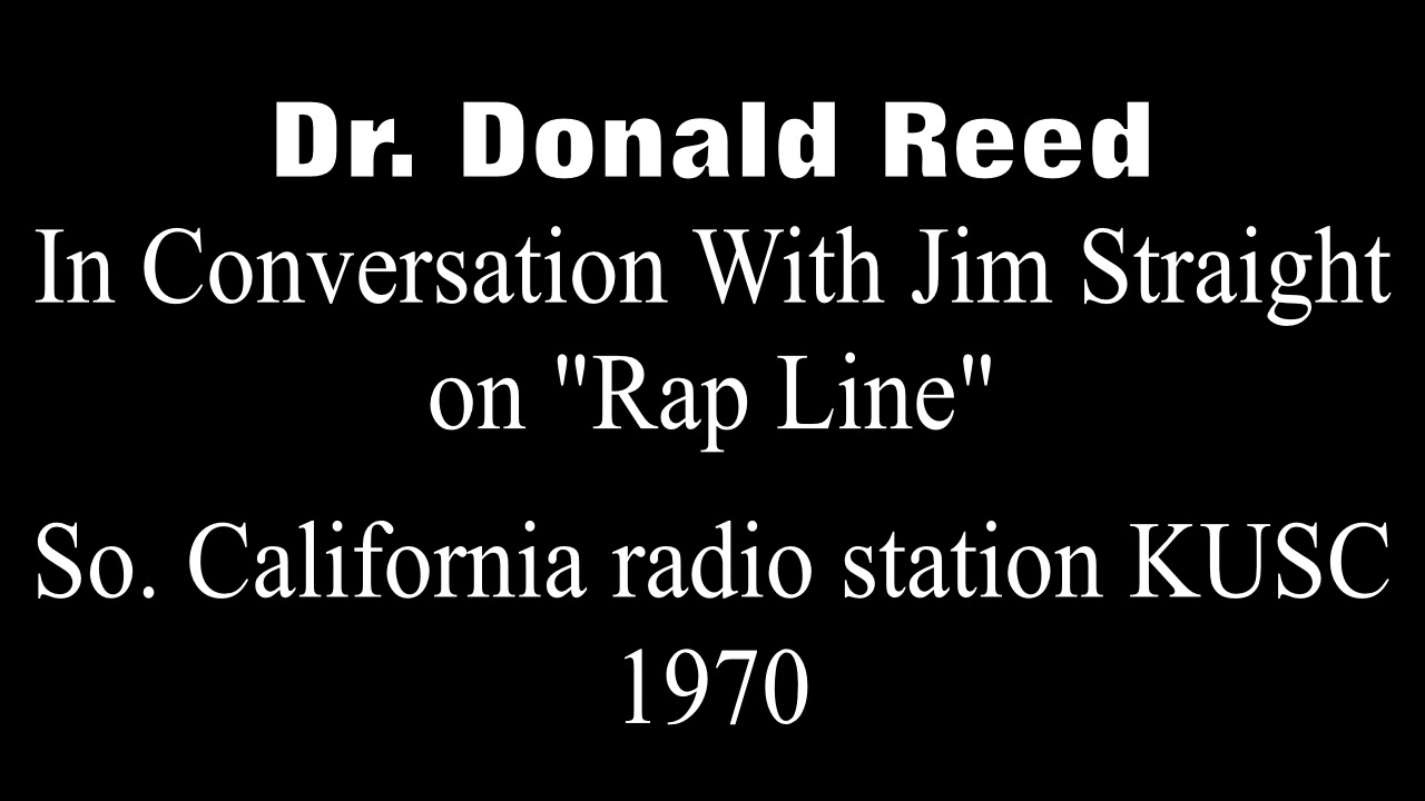 Dr. Donald Reed ("The Count Dracula Society") on KUSC radio "Rap Line" with Jim Straight - 1970