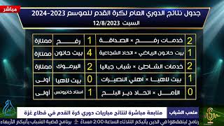 ملعب الشباب | متابعة مباشرة لمباريات الدوري العام لكرة القدم للموسم 2023_ 2024 |  السبت 12-8-2023