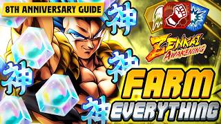 How to Farm EVERYTHING in Dragon Ball Legends! Best CC Farm, Godly Equips, Zenkai Guide & Arts Boost