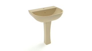 AutoCAD 3D Practice - Washbasin Basic Modeling - QasimCAD