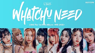 [LYRICS/가사] UNIS (유니스) - WHATCHU NEED | The 1st Mini Album 'WE UNIS' • huiyoon