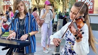 Grandpa Burst In Tears | Coldplay - Fix You | Violin Cover - Karolina Protsenko & Oscar Stembridge