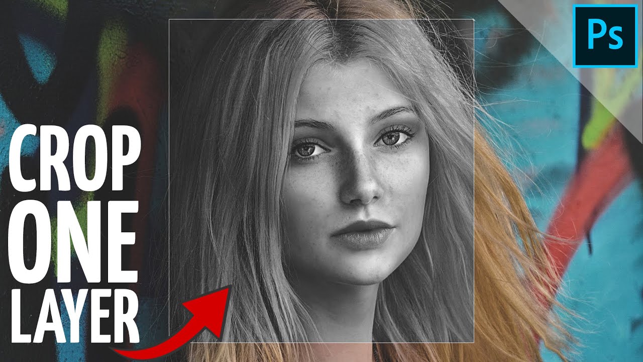 Crop one individual layer | PHOTOSHOP TUTORIAL - TIPS & TRICKS - YouTube