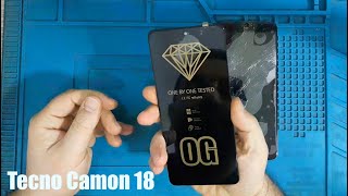 DIY | Tecno Camon 18 (CH6n) Cracked Screen Replacement 📲