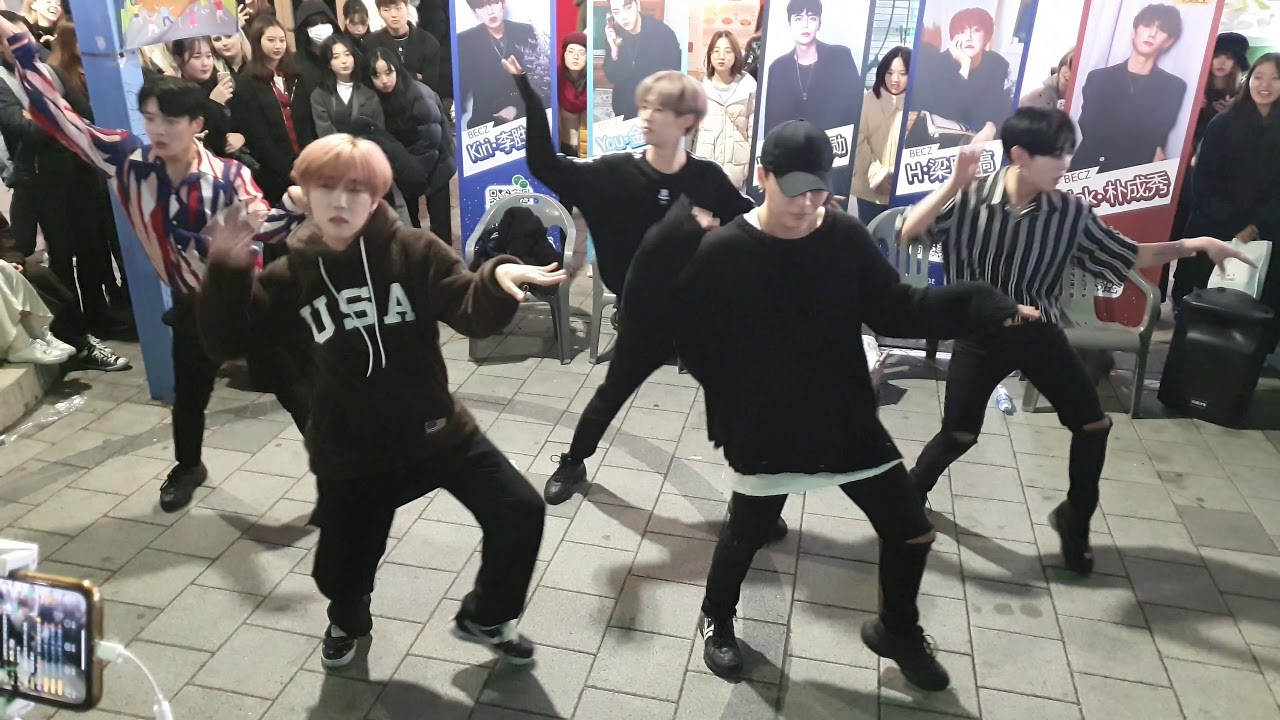 비커즈(Because)/ (G)I-DLE((여자)아이들) - DANCE MEDLY(댄스메들리)/ 2부-8/ 20191216 홍대버스킹