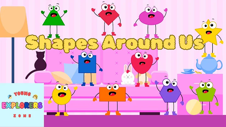 Shapes Around Us | Learn Circle, Triangle & Square | Fun Geometry Song for Kids!