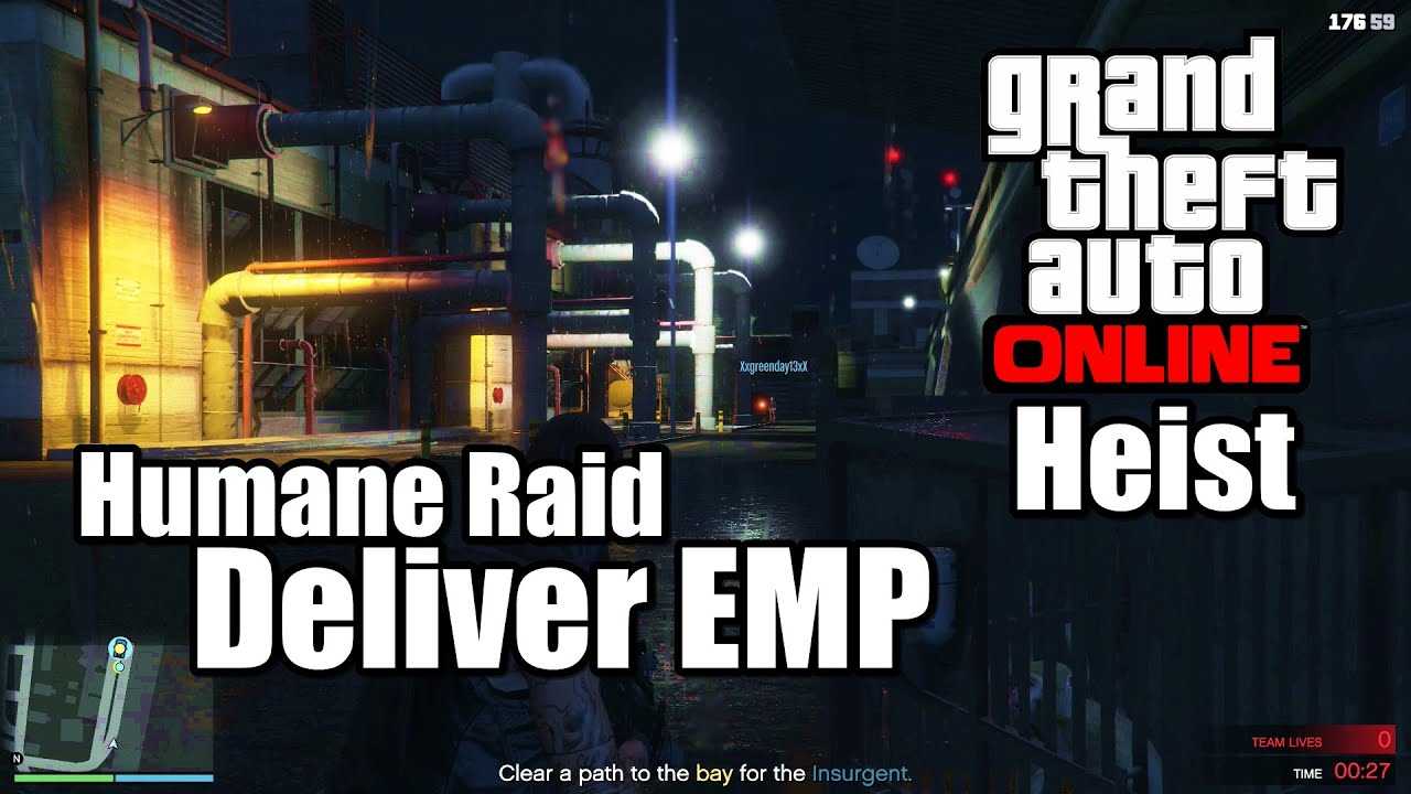 GTA 5 Online Heist Mission Humane Raid Deliver EMP (GTA Online DLC