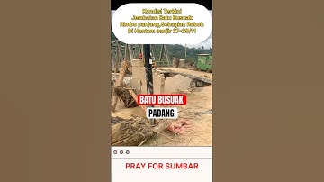 Kondisi Terkini Jembatan Batu Busuak Padang.