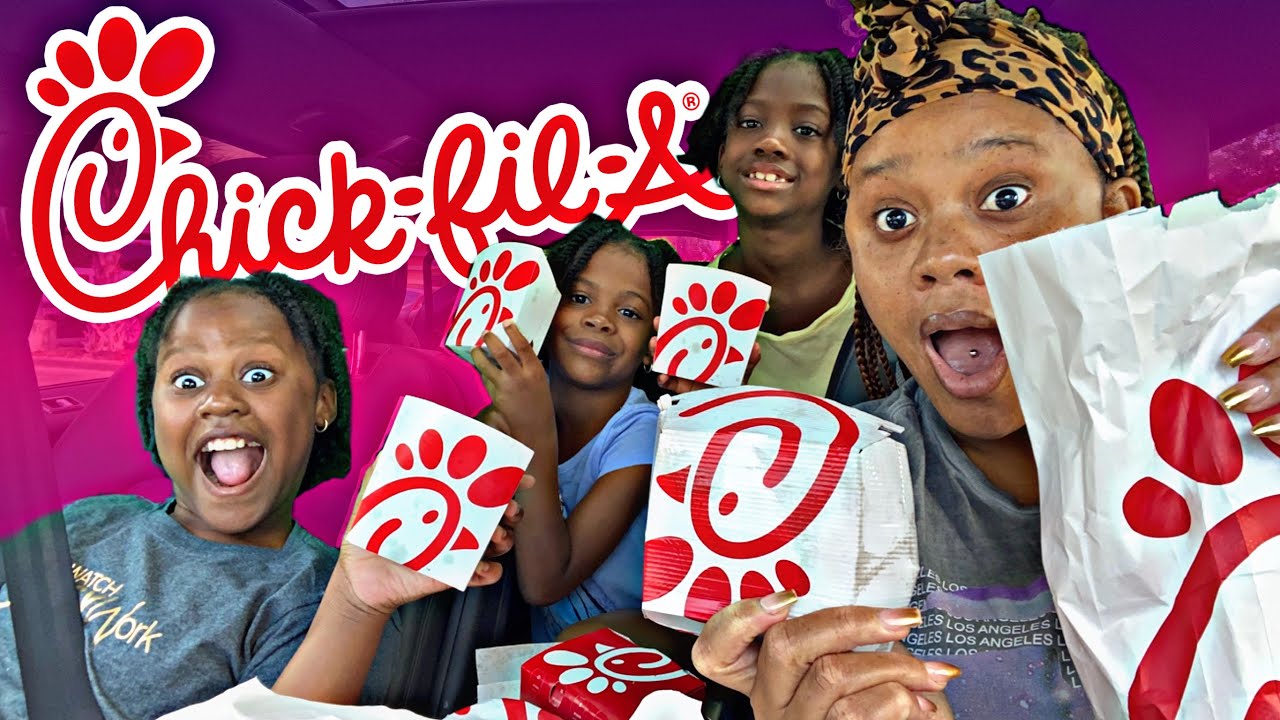 Chick Fil A Mukbang With The Kids