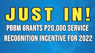 PBBM signed AO for Grant of 20K SRI for ALL GOVERNMENT EMPLOYEES!