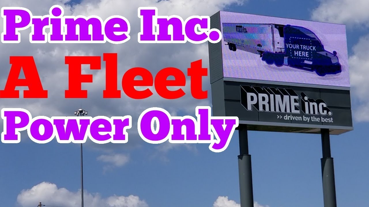 Trucking | Prime Inc A Fleet Power Only | LoShawn Parks