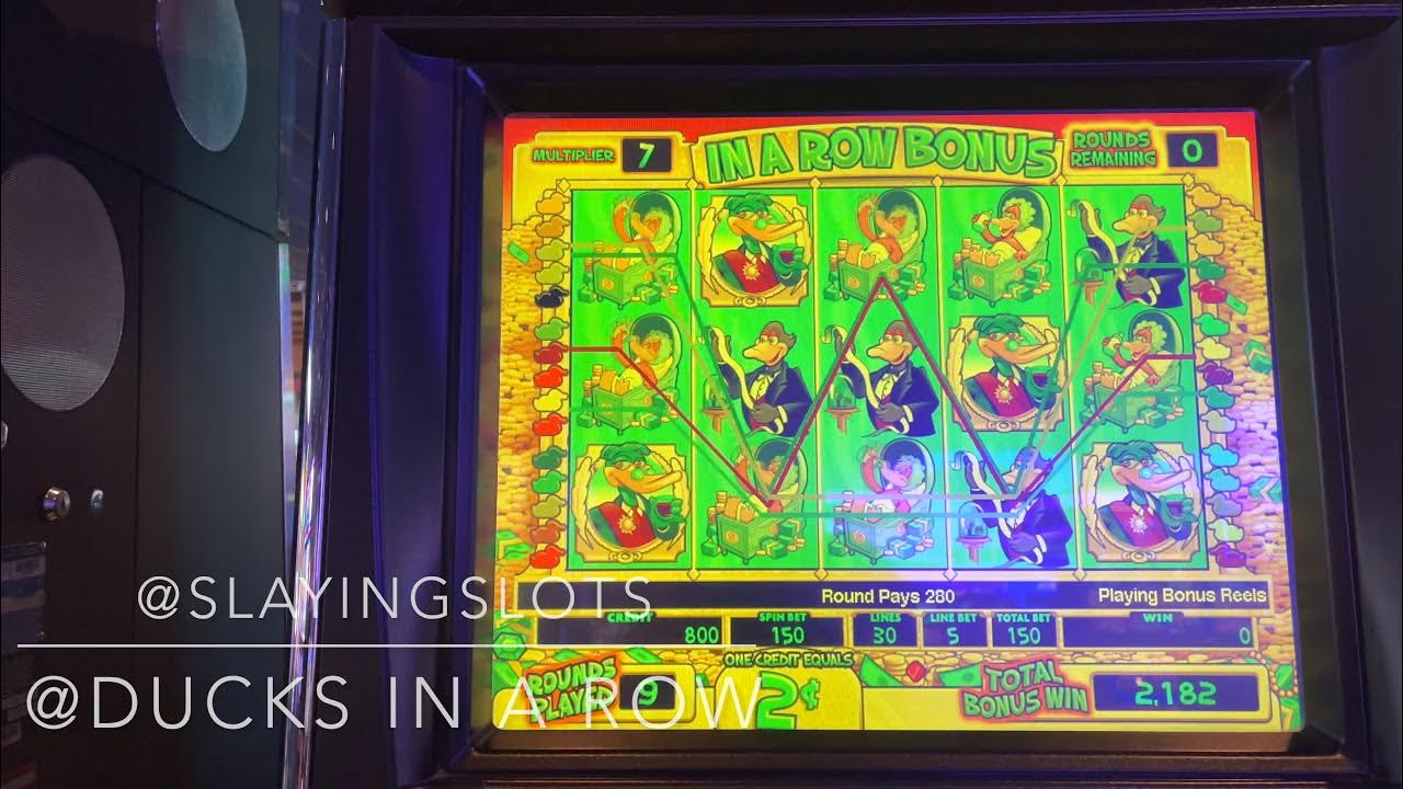 Ducks In A Row Slot Machine Free Play Ducks in a Row Slot Machine - Multiple Bonus Games! - YouTube
