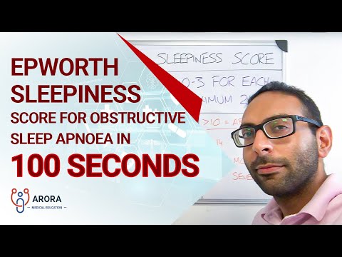 Video: Epworth Sleepiness Scale: Poeng, Tolkning, Hvordan Det Fungerer