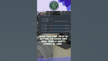 30 ⏳✅ Second C Sharp | 🚀 C# String Handling: IsNullOrEmpty vs. IsNullOrWhiteSpace 🔍 | C#
