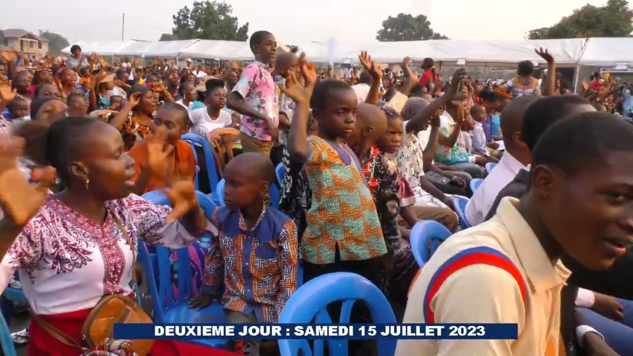 2' JOUR,CAMPAGNE D'EVANGELISATION AVEC L'APOTRE EREGO AIDINI A MIKONGA,KIN-EST SAMEDI 15 /07/ 2023.