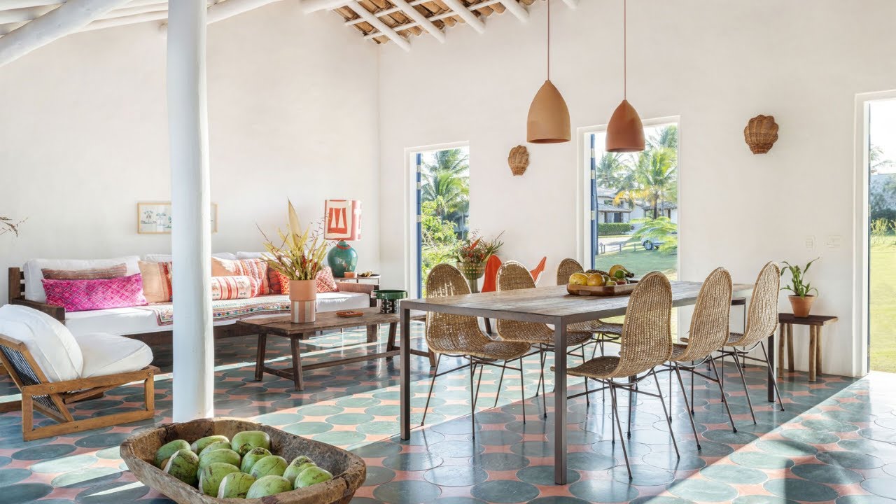 CASA RÚSTICA DE PRAIA com DECORAÇÃO IMPECÁVEL