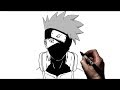 How to Draw Kakashi I Step by Step | Naruto