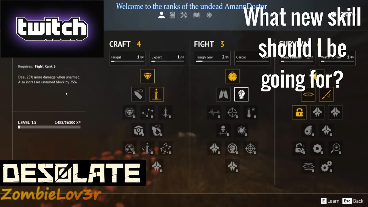 Desolate Twitch stream - S2 E15 - New update, let's see what has changed