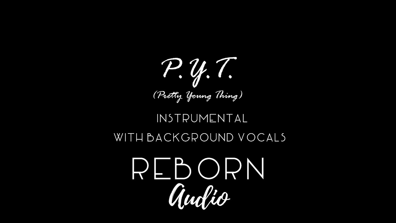 Michael Jackson - P.Y.T. (Instrumental w/ BGV) - YouTube