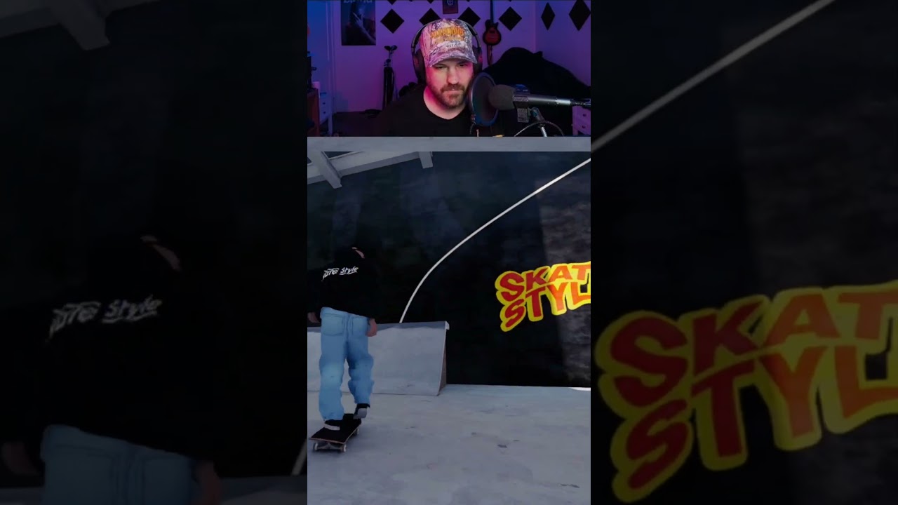 В игре про скейтбординг возникает разочарование: приземляешься на олли, но статистики нет!