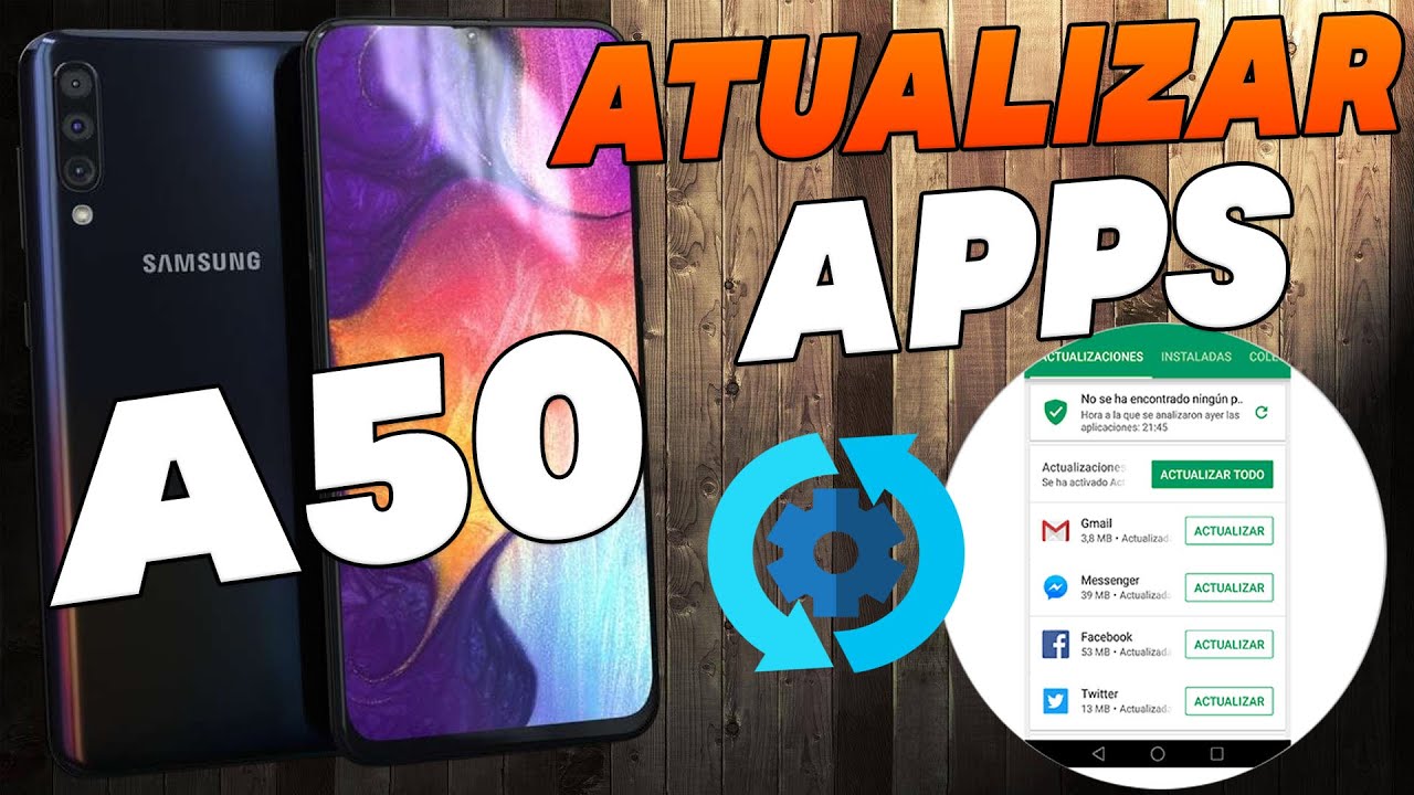 Como Atualizar os Aplicativos No Samsung Galaxy A50 - YouTube