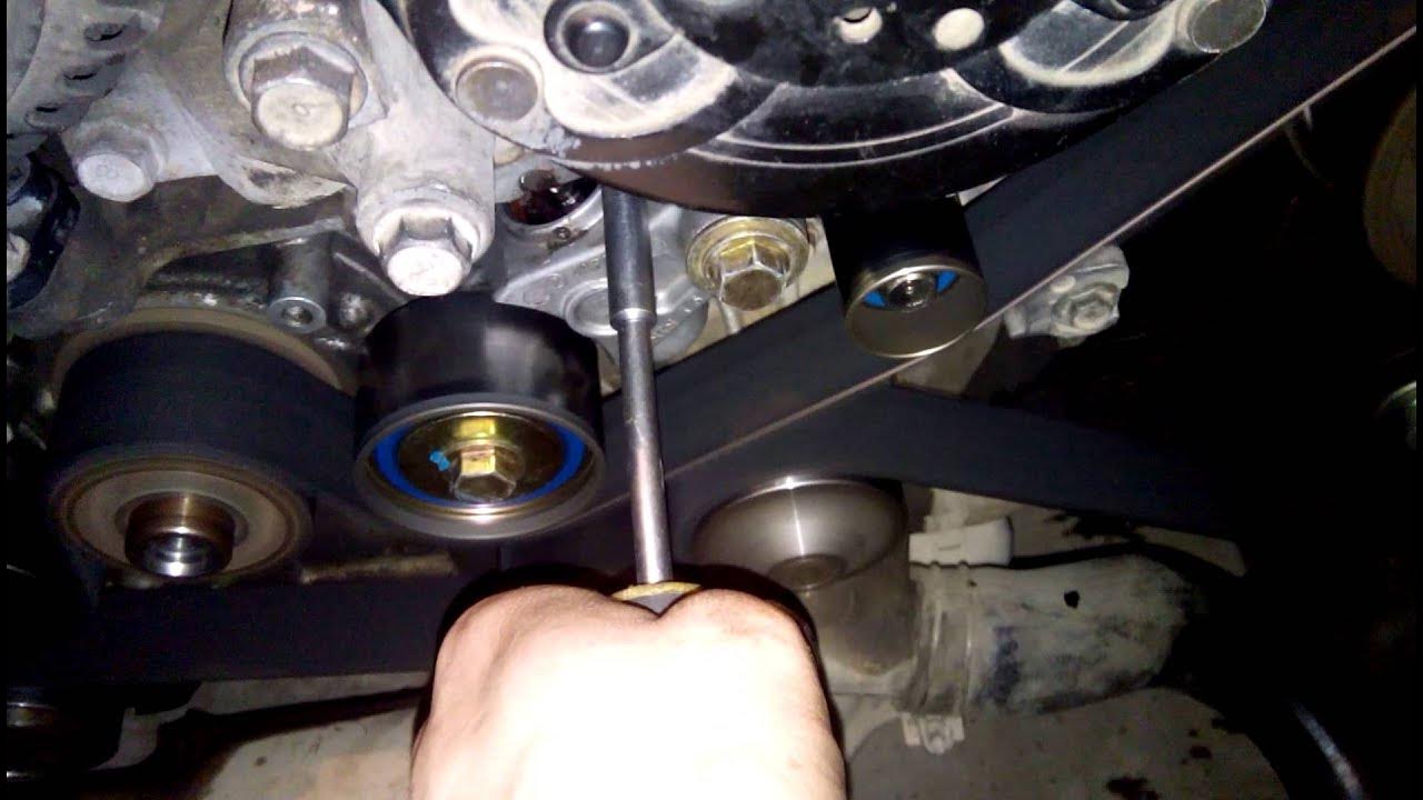 Lincoln continental 3. Натяжитель ремня 1zz. Стук натяжителя. Стук натяжителя. 2.