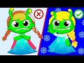 Groovy dresses up like Frozen for a carnival costume contest | Groovy the Martian educational video