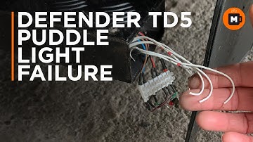 Defender TD5 Deployable Steps have lighting issues