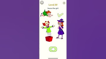 Can You Scare the Girl? 😱🎭 | DOP 2 Level 39 #shorts #puzzle
