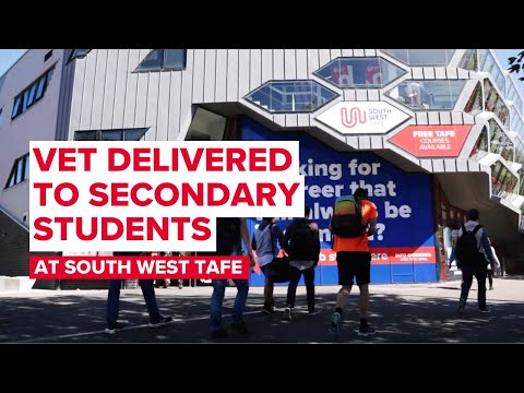 VET Delivered to Secondary Students at South West TAFE