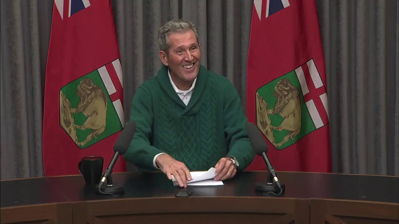 Media availability: Premier Brian Pallister