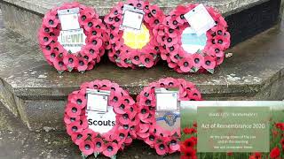 Remembrance Sunday in Radcliffe on Trent 2020