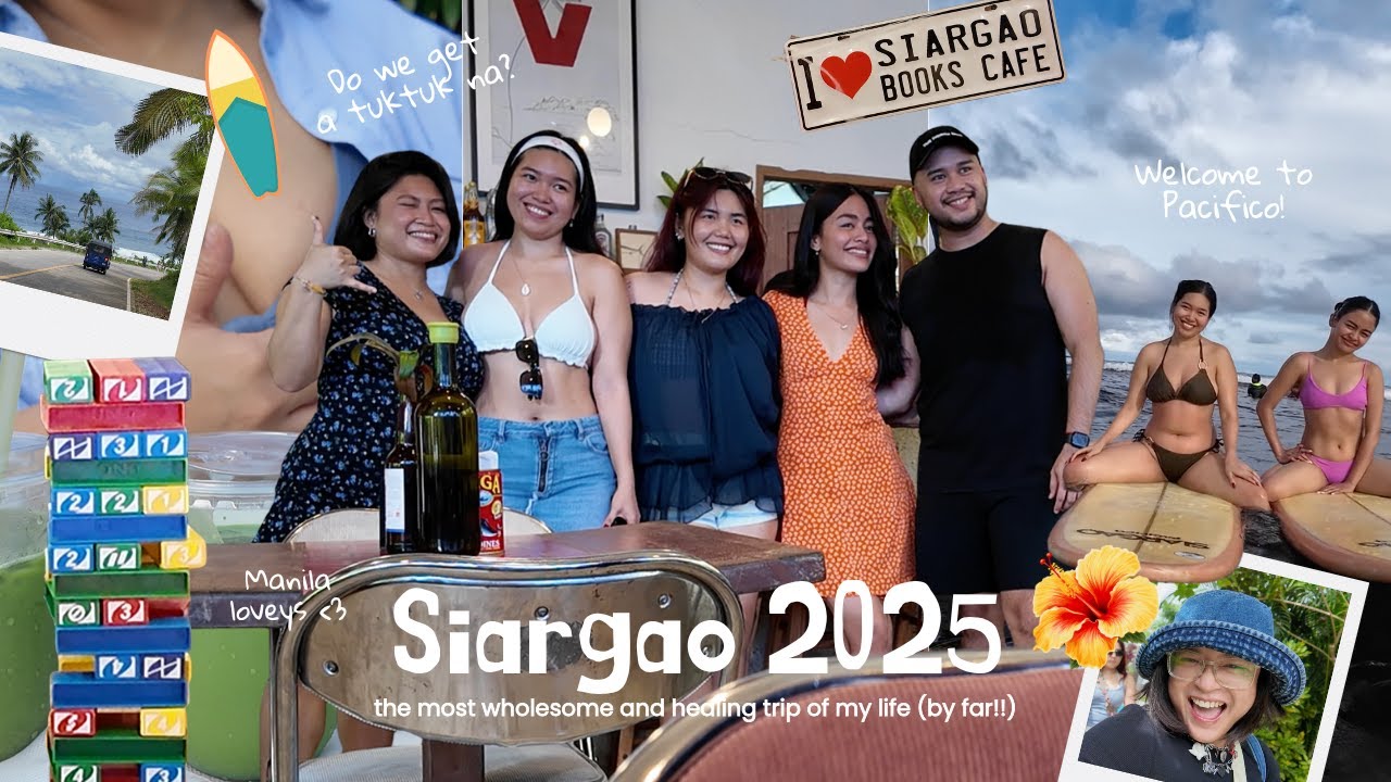 Siargao for 3 days & 2 nights ◡̈ quality time, food, surf, dancing, and a whole lot of fun!