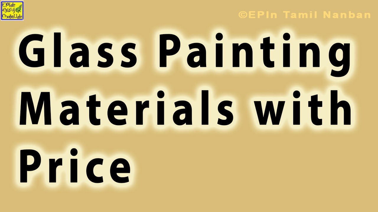 Glass Painting materials price,Glass Painting for beginners in tamil