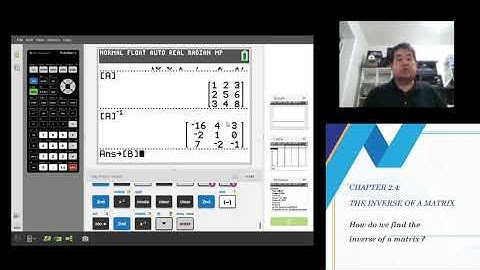 Linear Algebra 2.4 The Inverse of a Matrix
