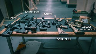 Vom Kalten Krieg bis in die Gegenwart - Waffentechnik und Kaliber im Wandel (G3, MP5 SD, .300 BLK)