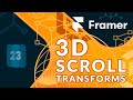 3D Scroll Transforms in Framer (& Free File)