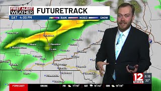 Spring temperatures return, but so do the rain risks