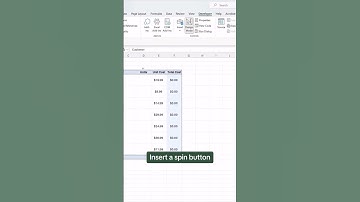 Trick 406: This is how you make the SPIN BUTTONS in Excel// Godlevelexcel with #interviewexcel 🔥🥂