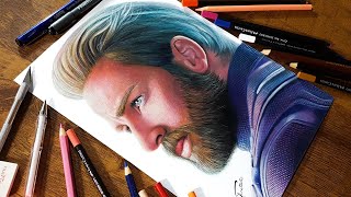Drawing Captain America - Chris Evans screenshot 5