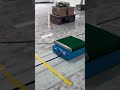 AGV with Conveyor System | Automatic Docking & Material Transfer #agv #robot #factory #reels