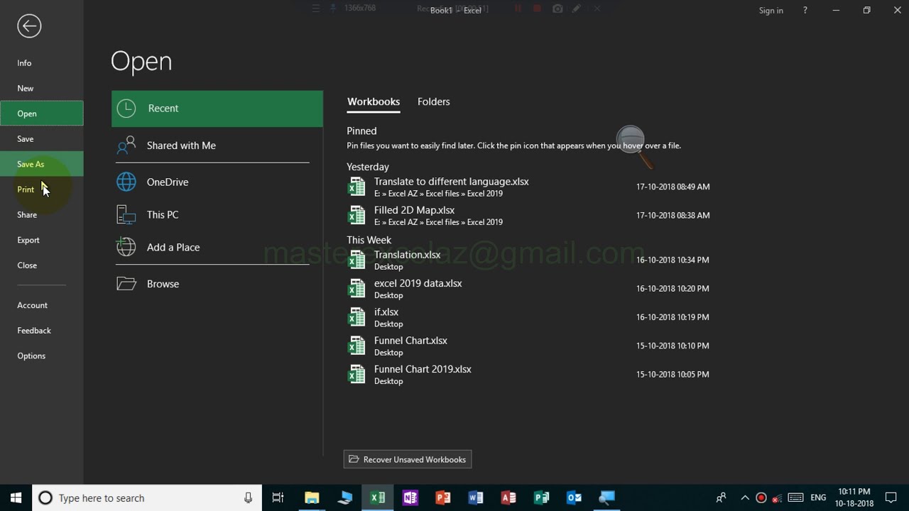 dark theme excel mode black MS & in Office 365 change  How 2019 mode theme  YouTube to white Excel dark