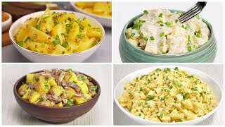 Вкусные и быстрые КАРТОФЕЛЬНЫЕ САЛАТЫ. 4 рецепта от Всегда Вкусно