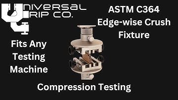 ASTM C364 Fixture Overview: Edge-wise Compression of Sandwich Constructions