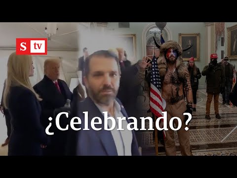 ¿Familia Trump estaba de fiesta el día de la toma al Capitolio? | Semana Tv