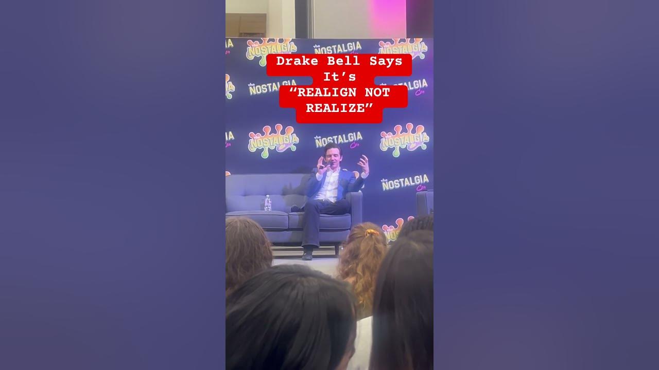 Drake Bell Says It’s Realign Not Realize In I Found A Way #Shorts
