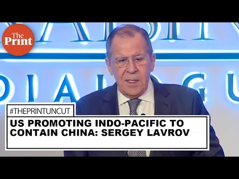 US promoting Indo-Pacific to contain China: Sergey Lavrov