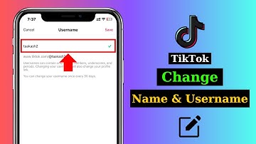How To Change Name & Username on TikTok (2024)